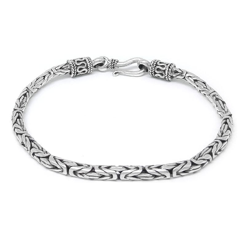 655 BRC Traditional Small Link Sterling Silver Bracelet