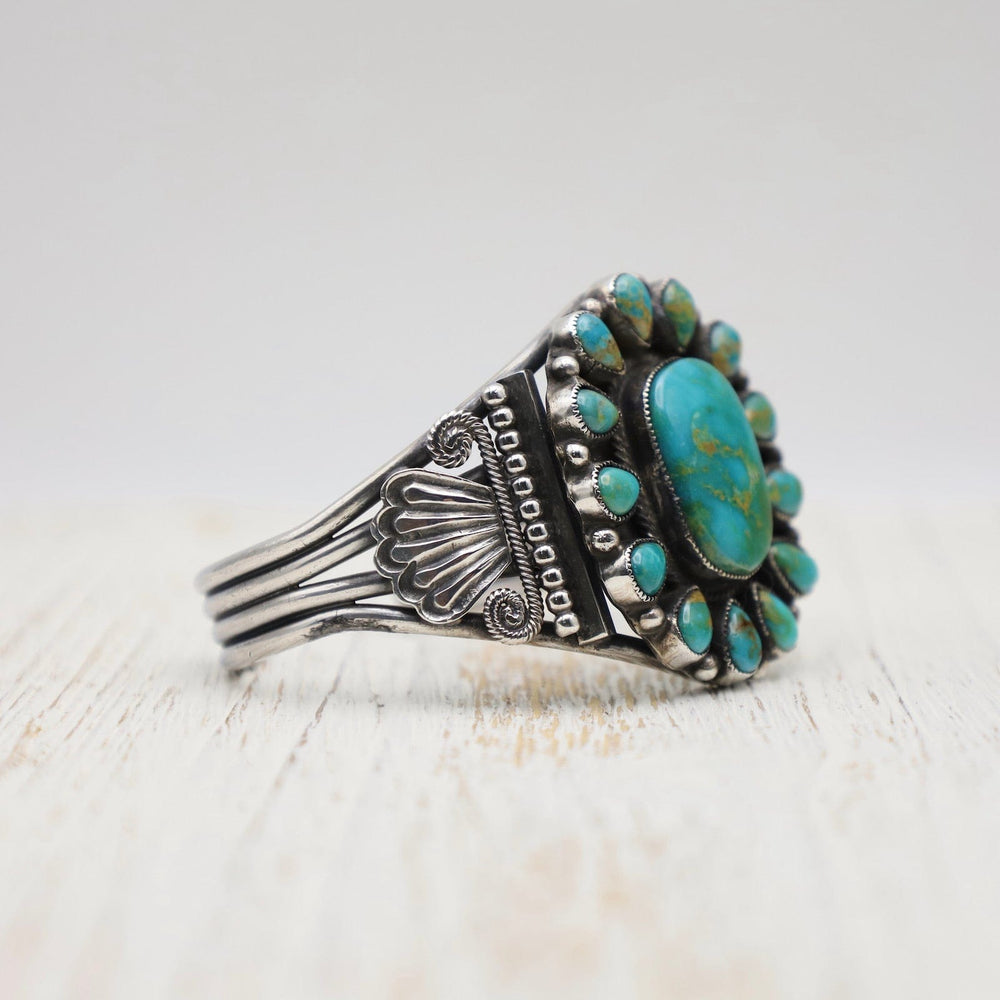 
                  
                    BRC Turquoise Mountain Cluster Cuff Bracelet
                  
                