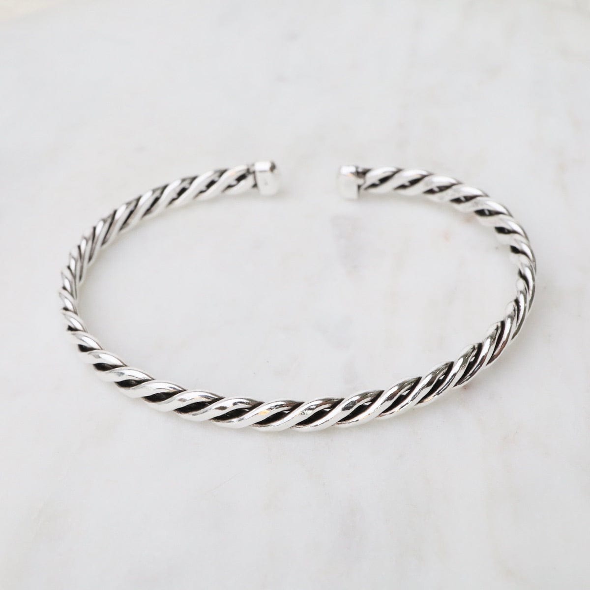 BRC Twisted Sterling Silver Cuff