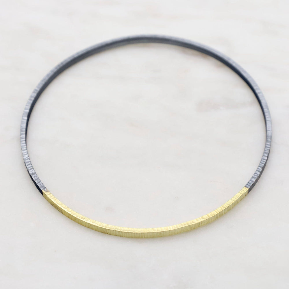 BRC Two-Tone Textured Bangle