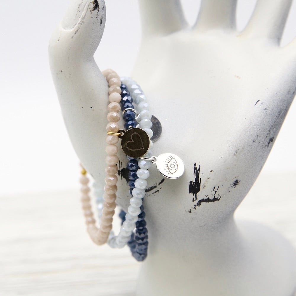 
                      
                        BRC VISIONARY ~ CRYSTAL POWDER BLUE STRETCHY BRACELET
                      
                    