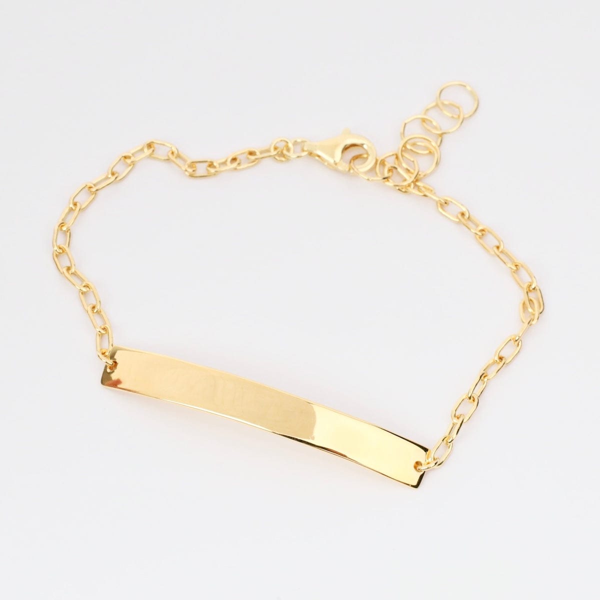 BRC-VRM 14k Gold Vermeil Id Bracelet