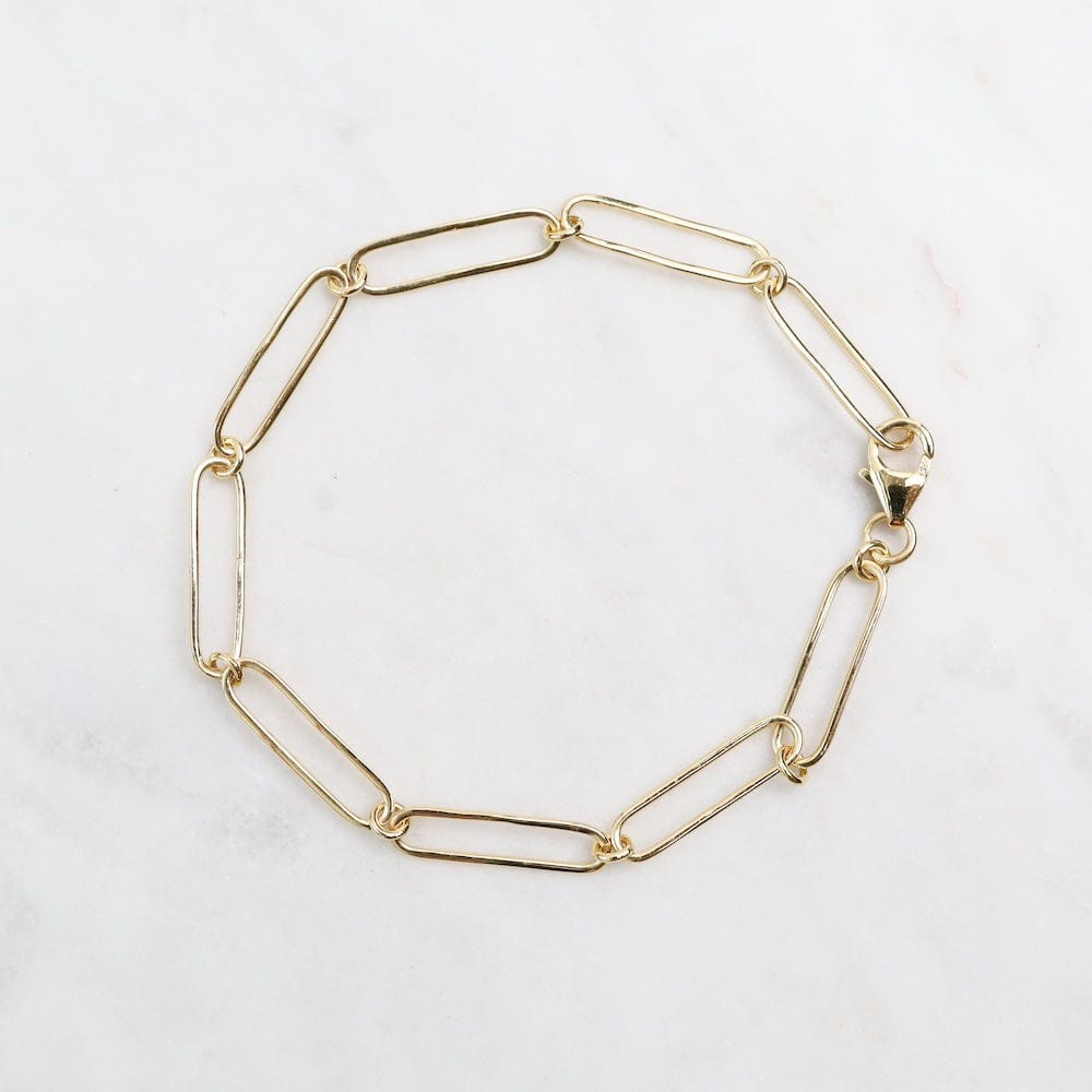 
                      
                        BRC-VRM 24k Gold Vermeil Paperclip Chain Bracelet
                      
                    