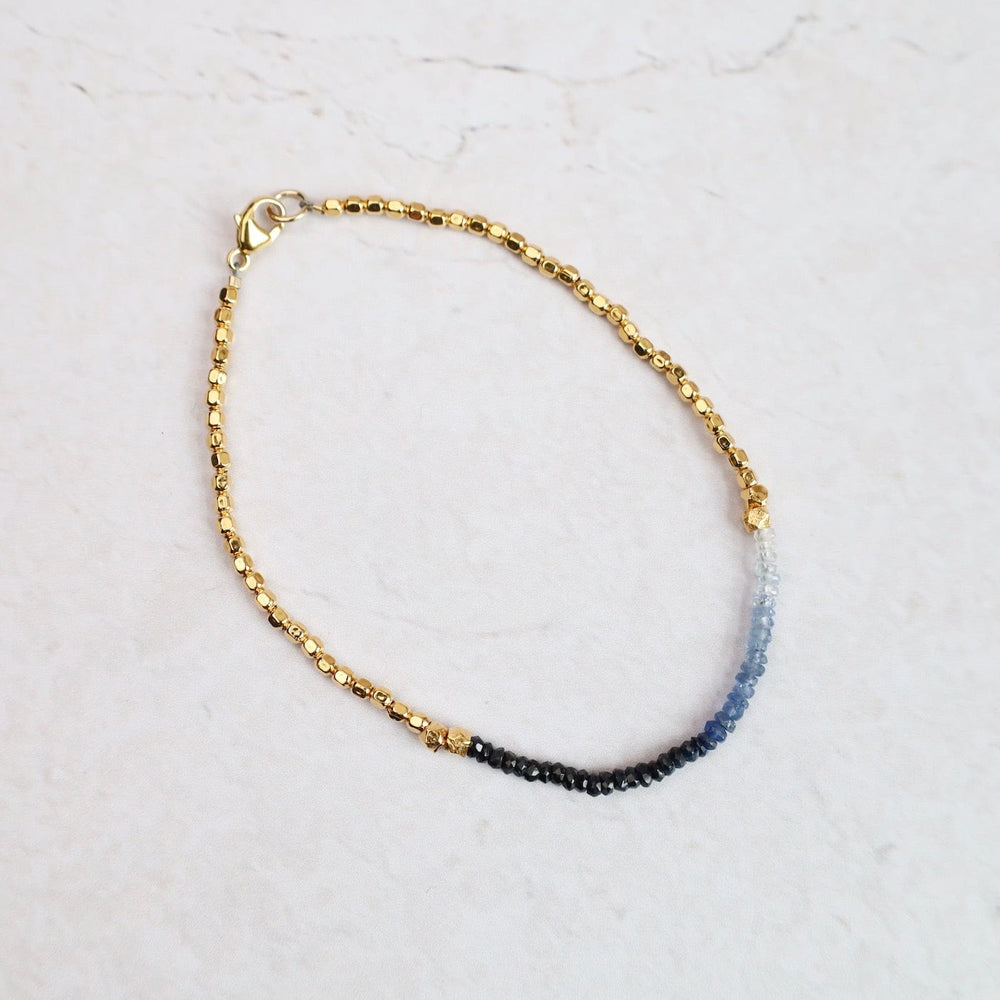 
                      
                        BRC-VRM Gemstone Rondelle Bracelet in Sapphire Fade
                      
                    