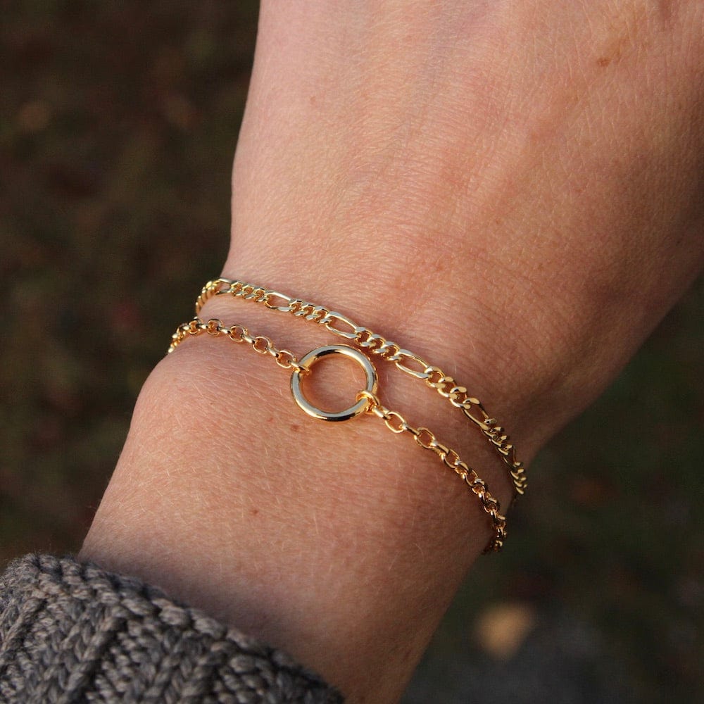 
                  
                    BRC-VRM Heavy Circle Chain Bracelet - Gold vermeil
                  
                