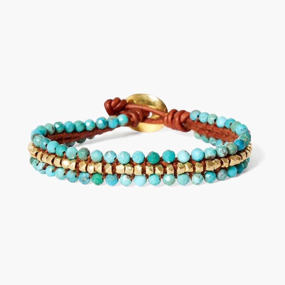 
                      
                        BRC-VRM Koa Wrap Bracelet Turquoise Mix
                      
                    