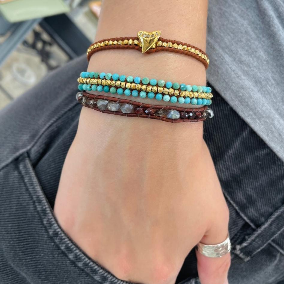 
                      
                        BRC-VRM Koa Wrap Bracelet Turquoise Mix
                      
                    