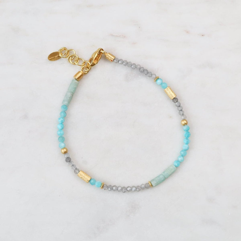 BRC-VRM Labradorite Amazonite Bracelet