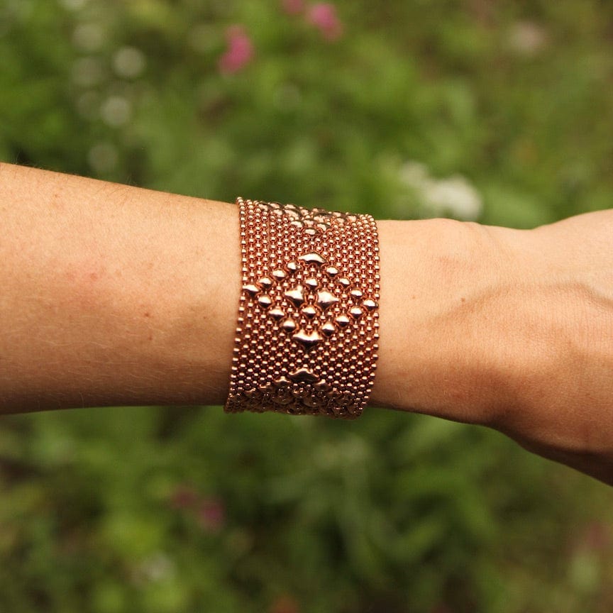 BRC-VRM Rose Gold Mesh Bracelet