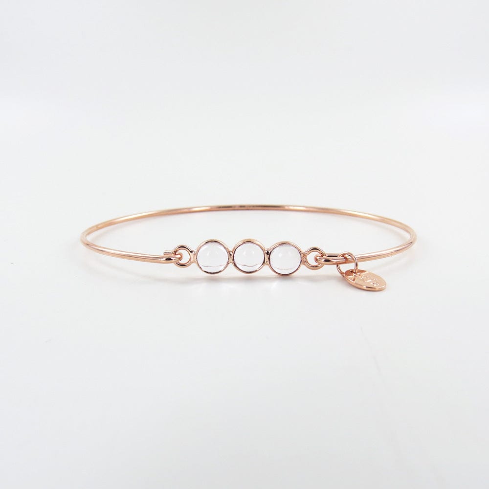 BRC-VRM TRINITY MORGANITE ROSE GOLD BRACELET