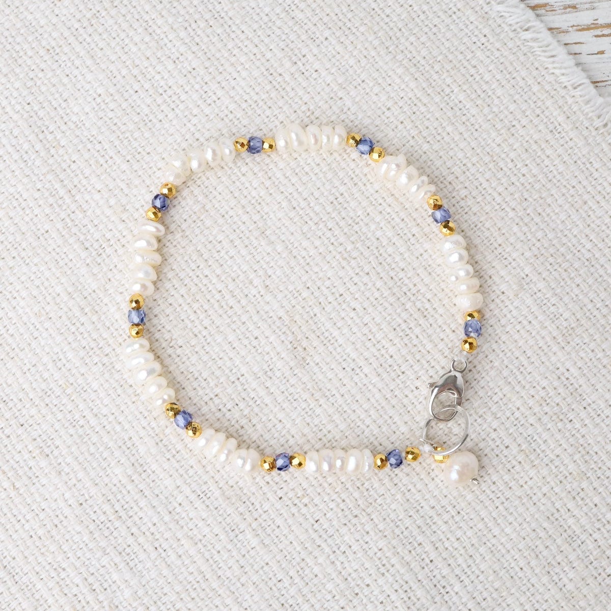 BRC White Pearl Bracelet