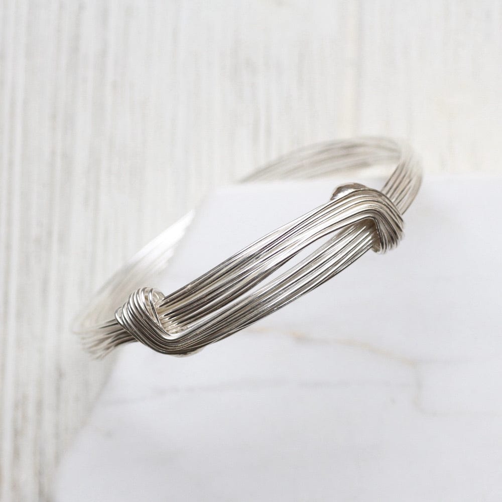 BRC Wide Elephant Hair Inspired Bangle