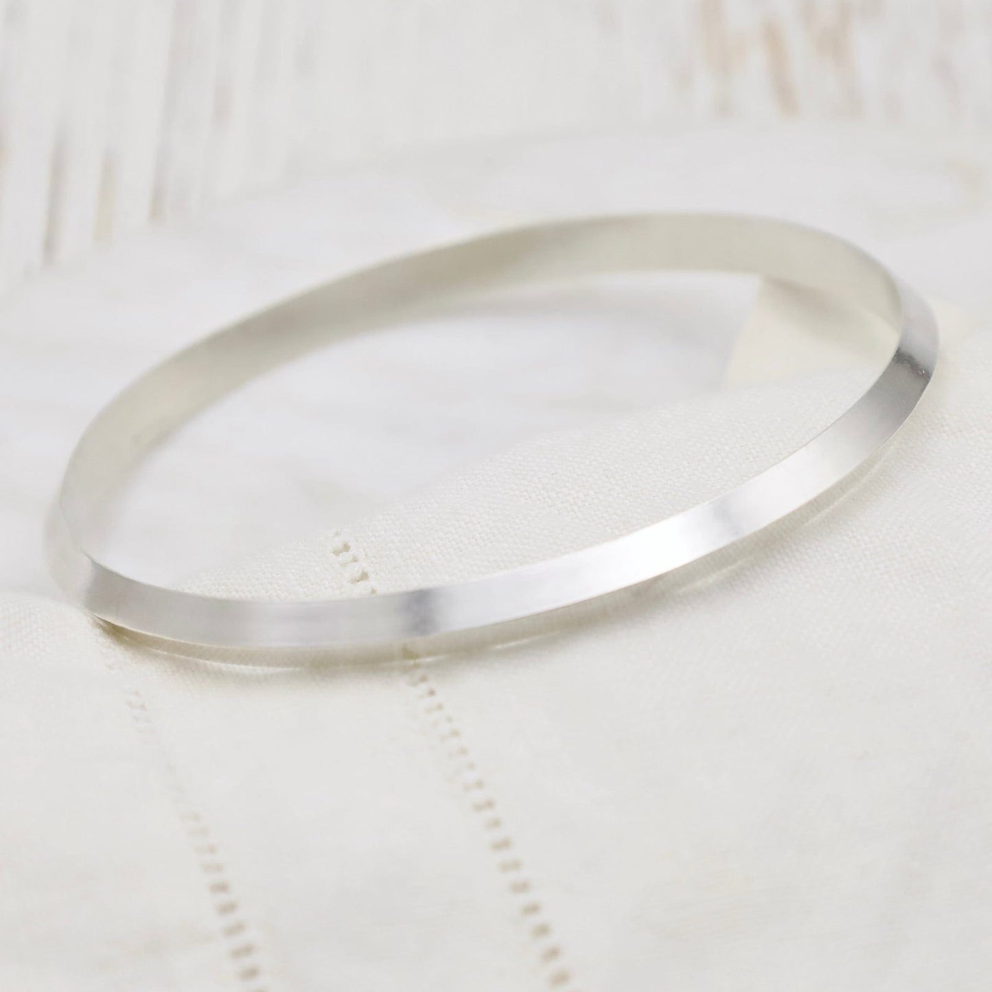 SAILOR Bracelet - Minimal Sterling Silver Cuff Bracelet, 3 mm wide, Br –  Turner Duncan Jewelry Designs