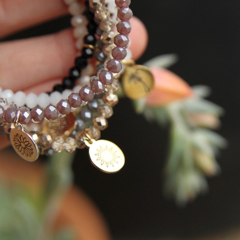 
                      
                        BRC Wildflower ~ Stretchy Purple Crystal Bracelet
                      
                    