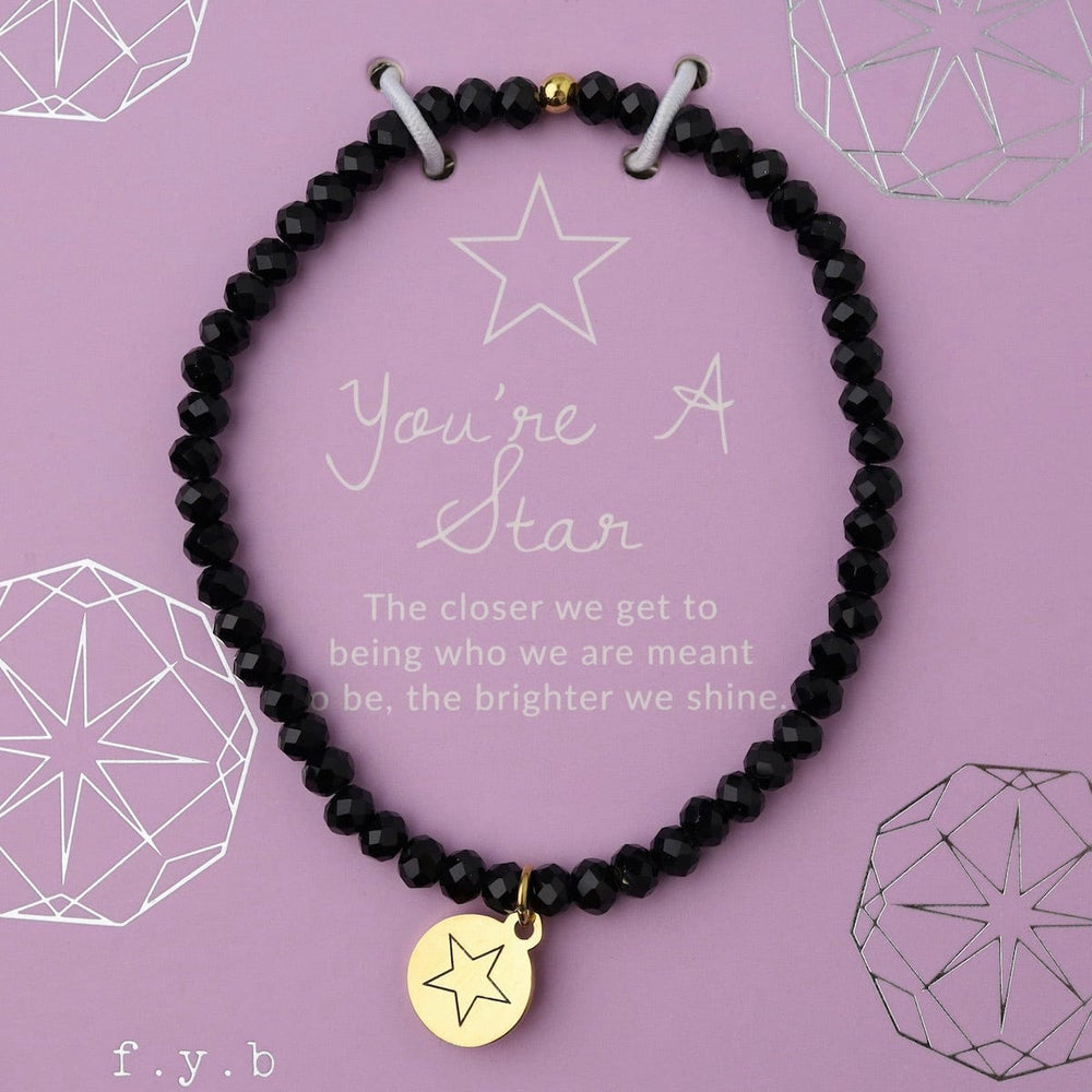 
                      
                        BRC You're a Star - Stretchy Black Crystal Bracelet
                      
                    