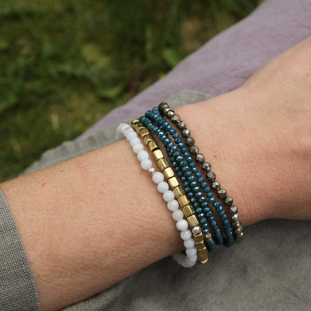 
                      
                        BRC You're A Star - Stretchy Teal Crystal Wrap Bracelet
                      
                    