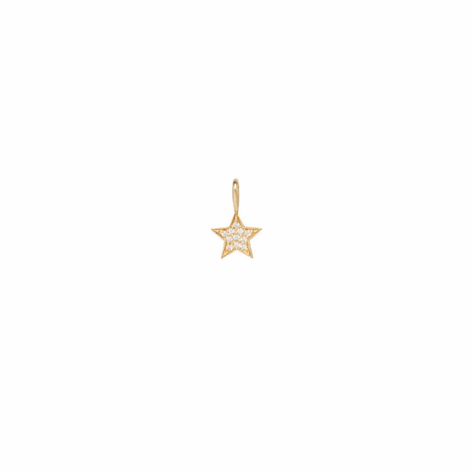 
                  
                    CHM-14K 14K GOLD MIDI BITTY PAVE DIAMONDS STAR CHARM
                  
                