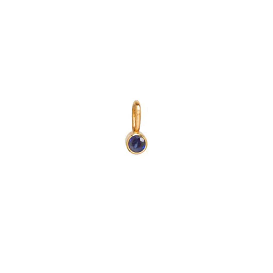 CHM-14K 3mm BLUE SAPPHIRE CHARM