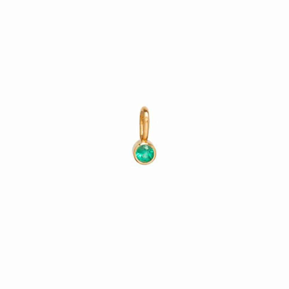 CHM-14K 3mm EMERALD CHARM