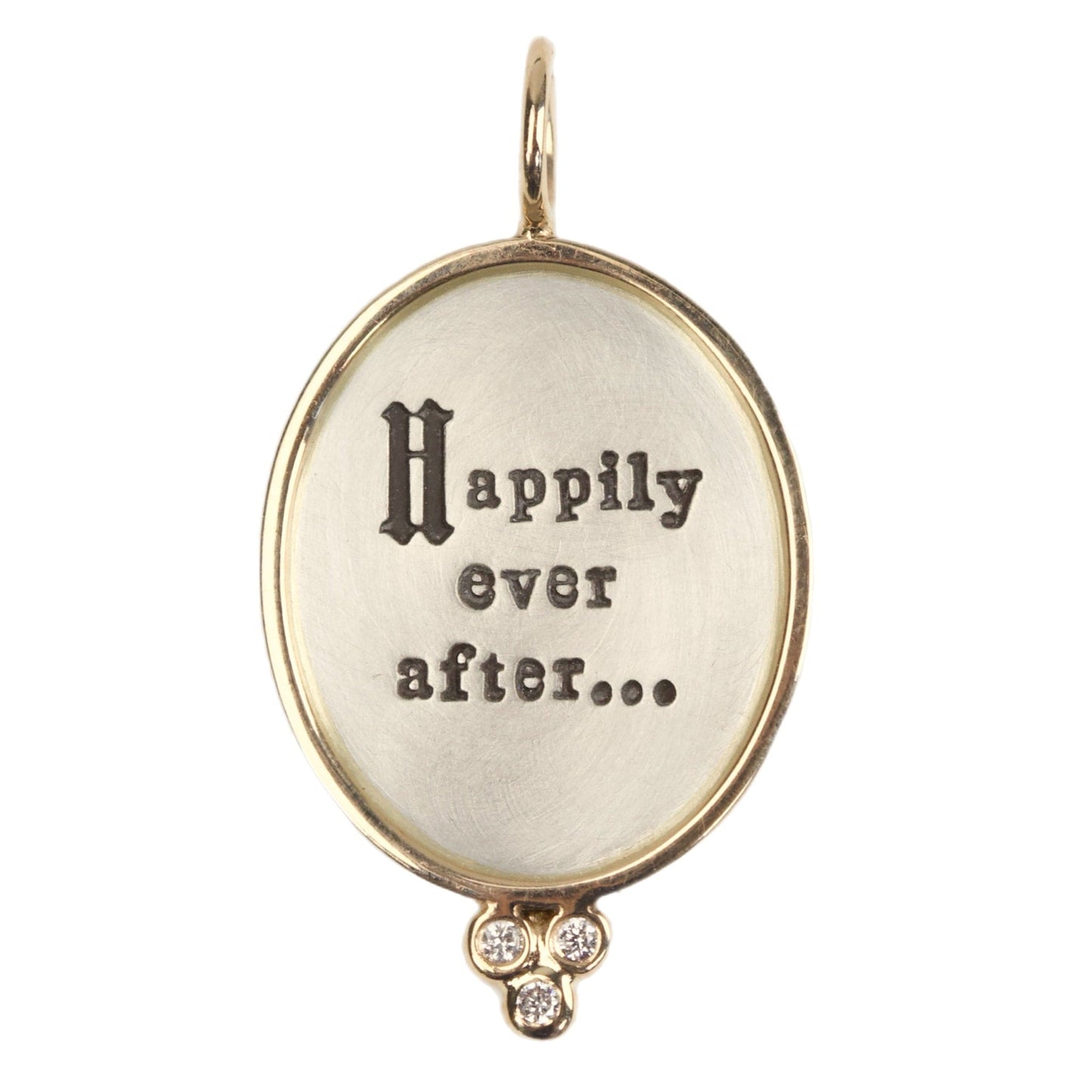 CHM-14K Happily Ever After Oval Charm