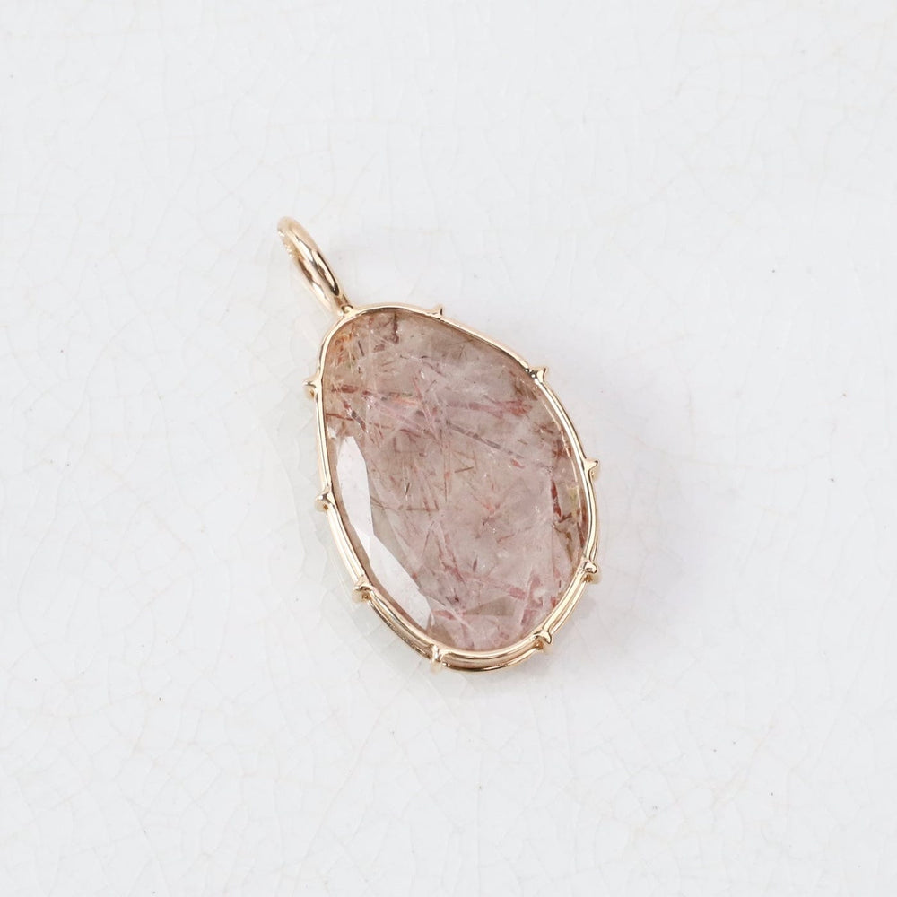 
                  
                    CHM-14K Medium Red Rutilated Quartz Harriet Stone
                  
                