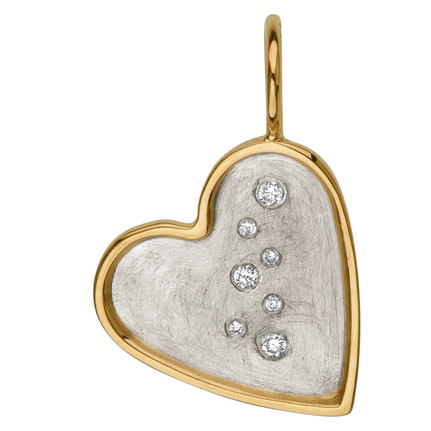 CHM-14K Mine & Yours Heart Double Sided Charm