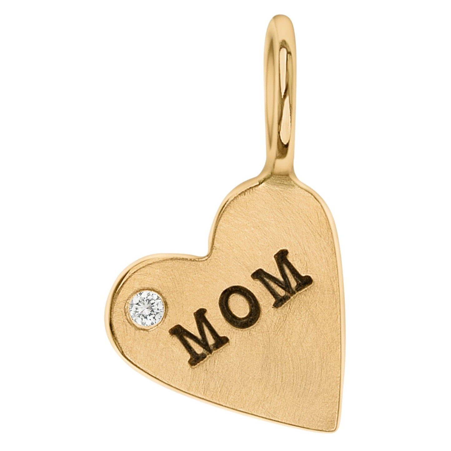 CHM-14K Mom Heart Charm