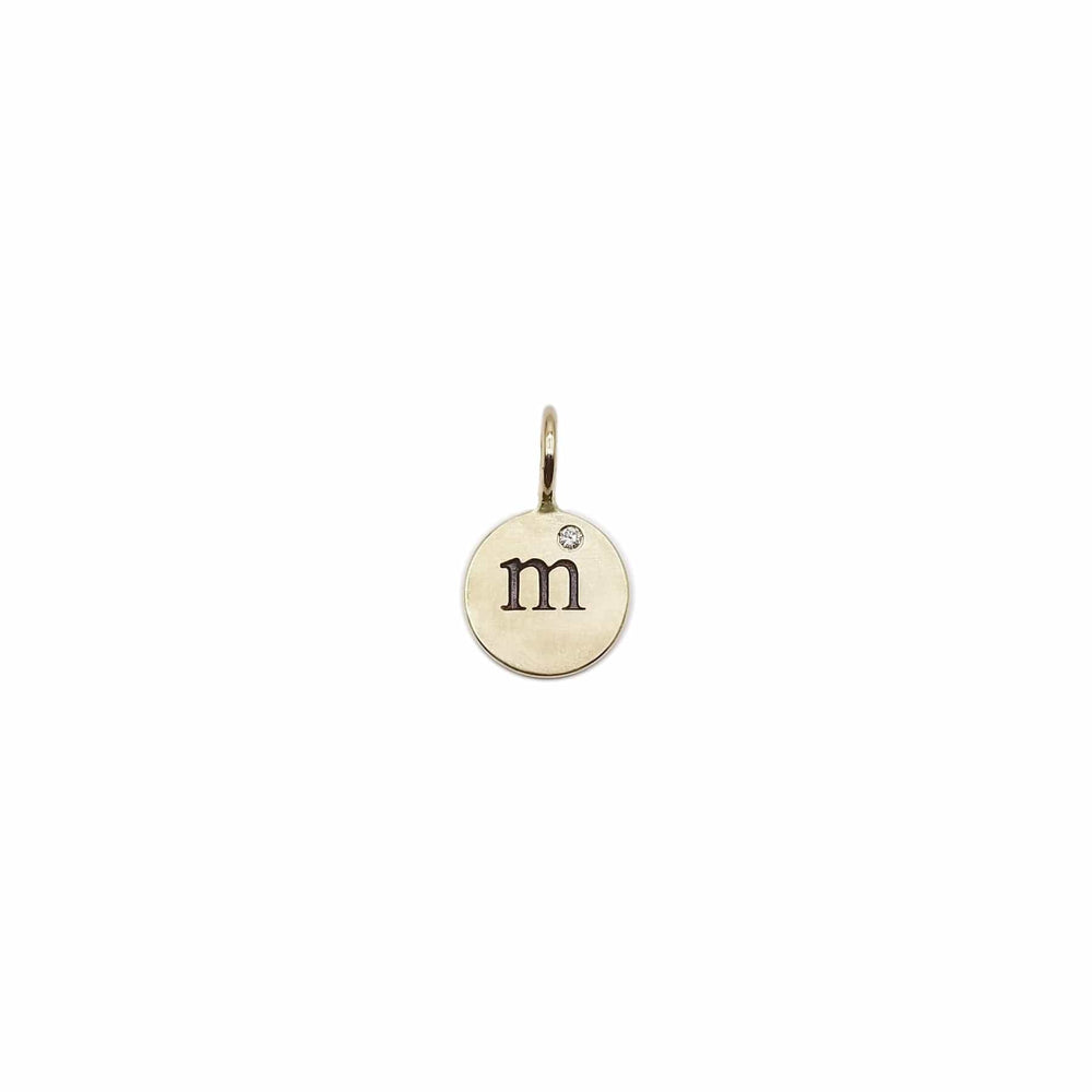 
                      
                        CHM 14k Yellow Gold Single Letter Charm with Diamond
                      
                    