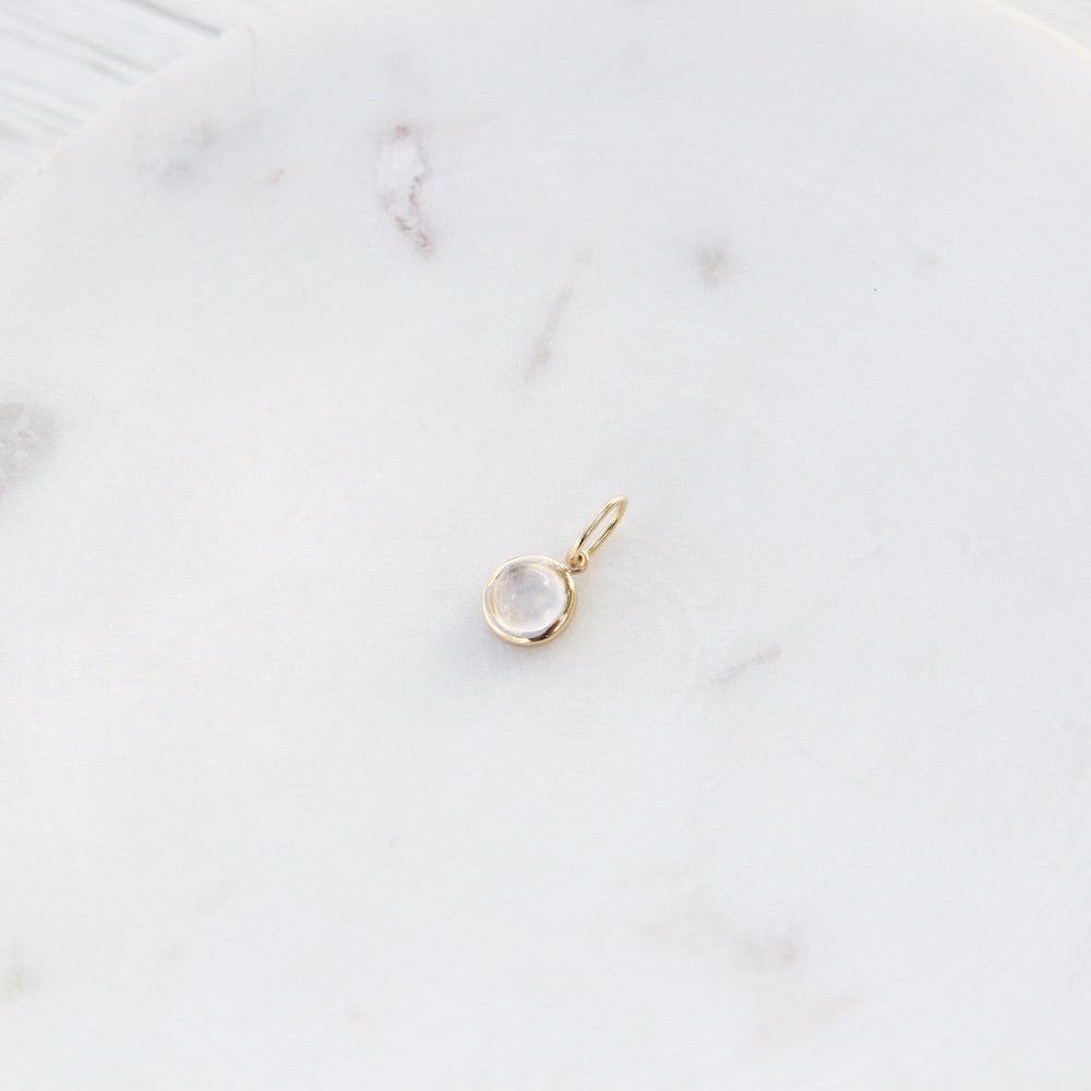 
                      
                        CHM-18K 18K Gold Milky Moonstone Charm
                      
                    