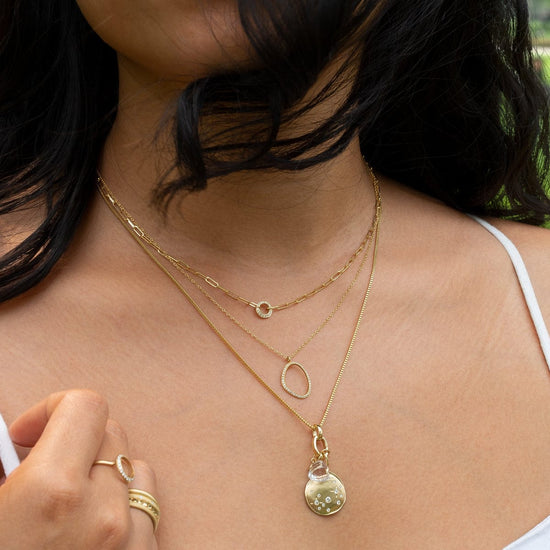 18k Yellow Gold Charm Clasp – Dandelion Jewelry