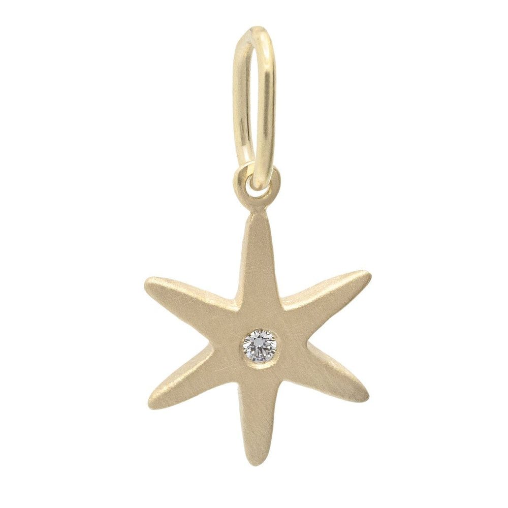 
                      
                        CHM-18K Diamond Center Star Charm
                      
                    