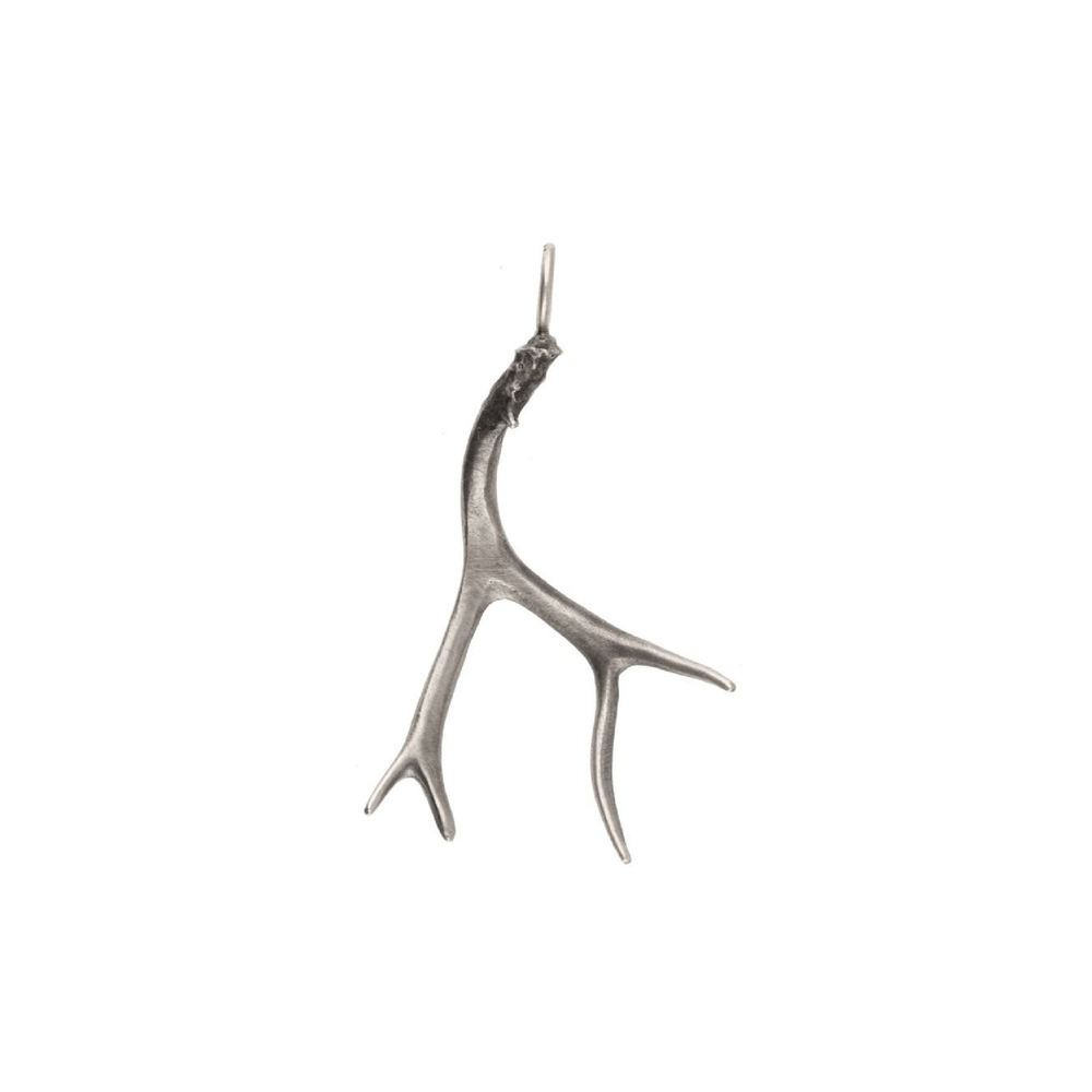 CHM Antler Silver Sculptural Charm