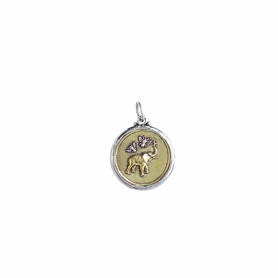 Load image into Gallery viewer, CHM &amp;quot;Bee Saved&amp;quot; Elephant Pendant

