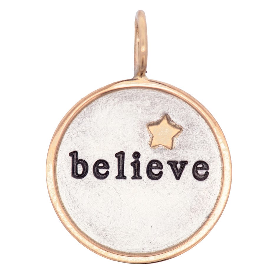 CHM Believe Round Charm