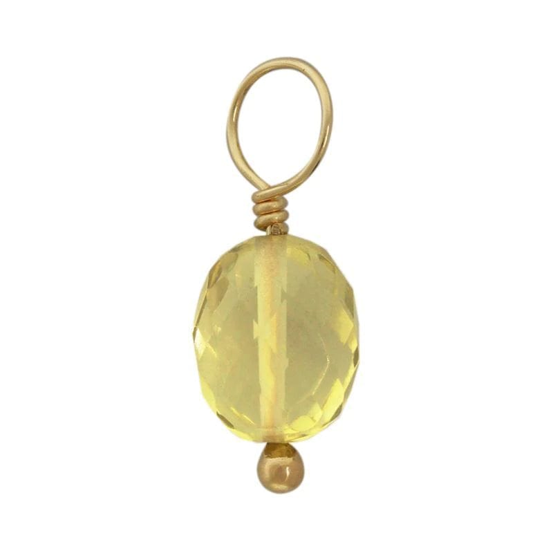 CHM Citrine Gemstone Charm