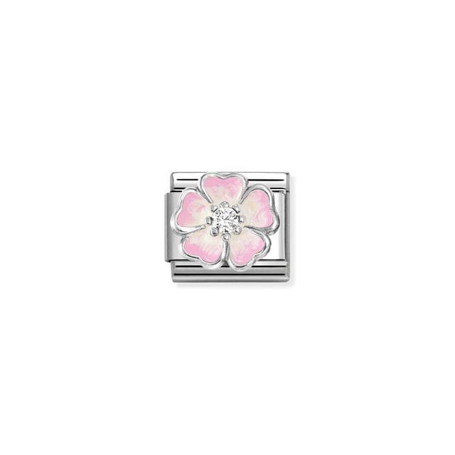 CHM Classic Pink & White Shaded Flower Composable Link