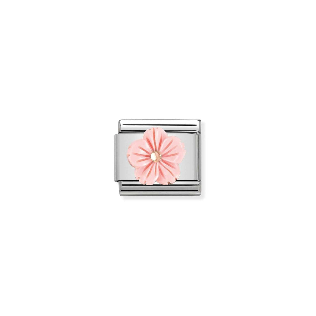 CHM Classic Rose Coral Flower Composable Link