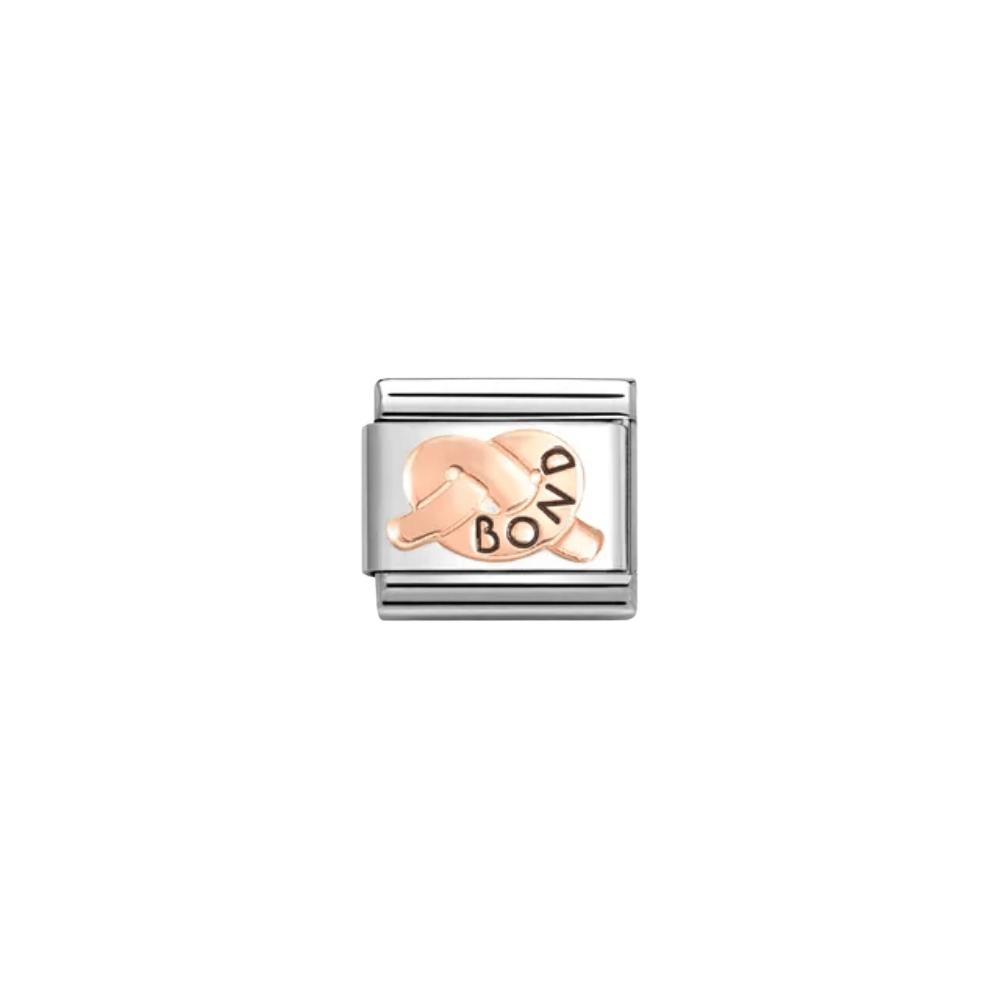CHM Classic Rose Gold Bond Promises Knot Composable Link