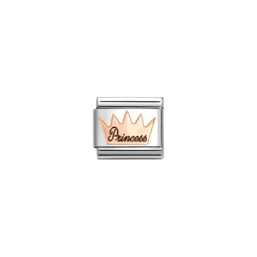 CHM Classic Rose Gold Princess Crown Composable Link
