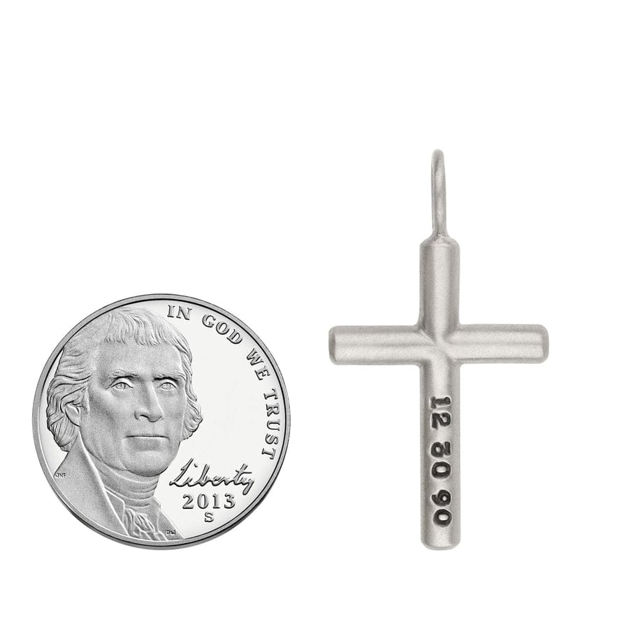 
                  
                    CHM Custom Order Silver Date Cross Charm
                  
                