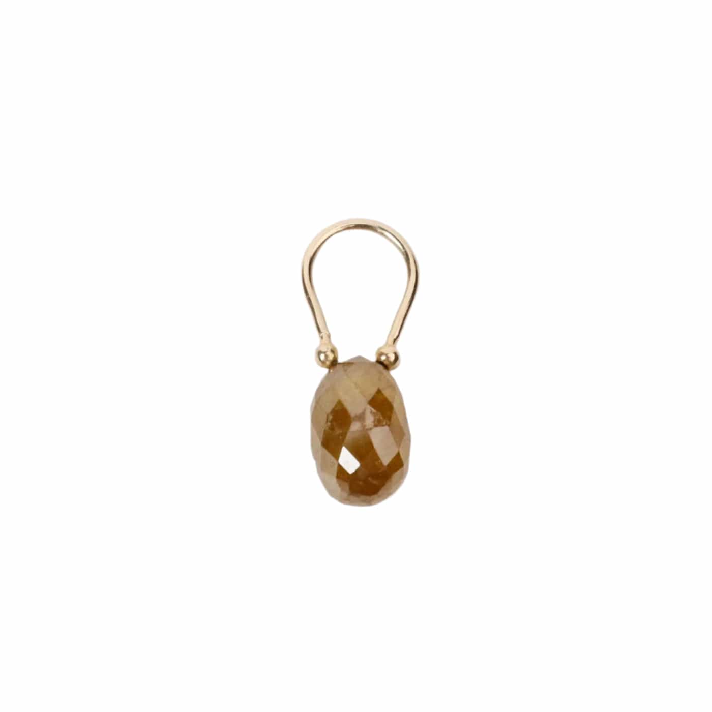 CHM-DIA Natural Diamond Briolette (Brown)