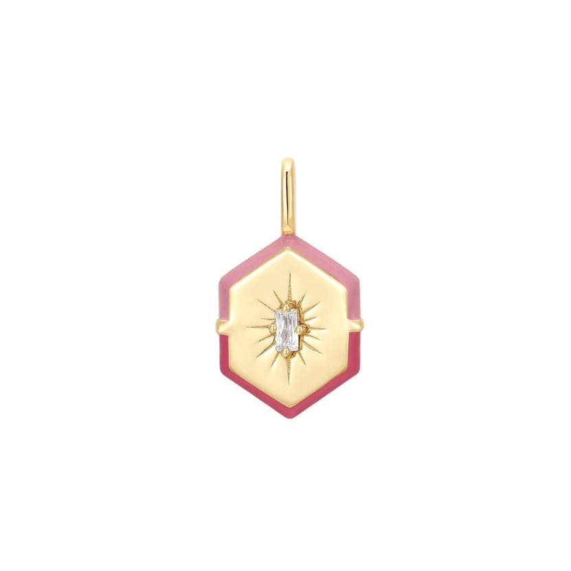 
                      
                        CHM-GPL Gold Enamel Hexagon Charm
                      
                    