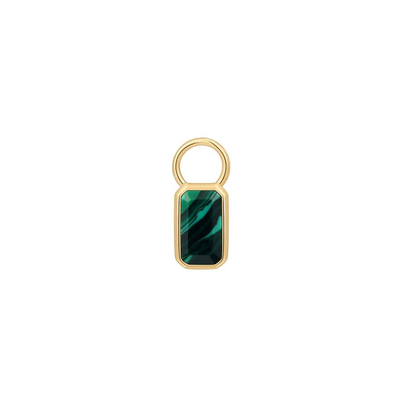 
                      
                        CHM-GPL Gold Faceted Green Earring Charm - SOLD AS A SINGLE
                      
                    