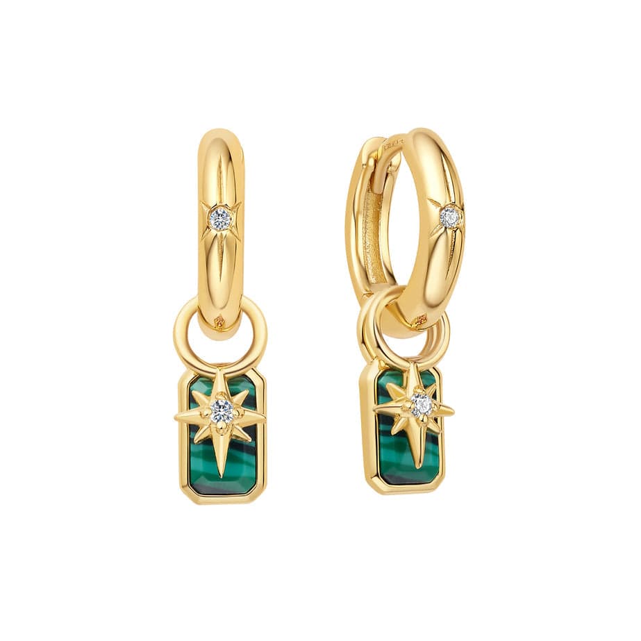 
                      
                        CHM-GPL Gold Faceted Green Earring Charm - SOLD AS A SINGLE
                      
                    