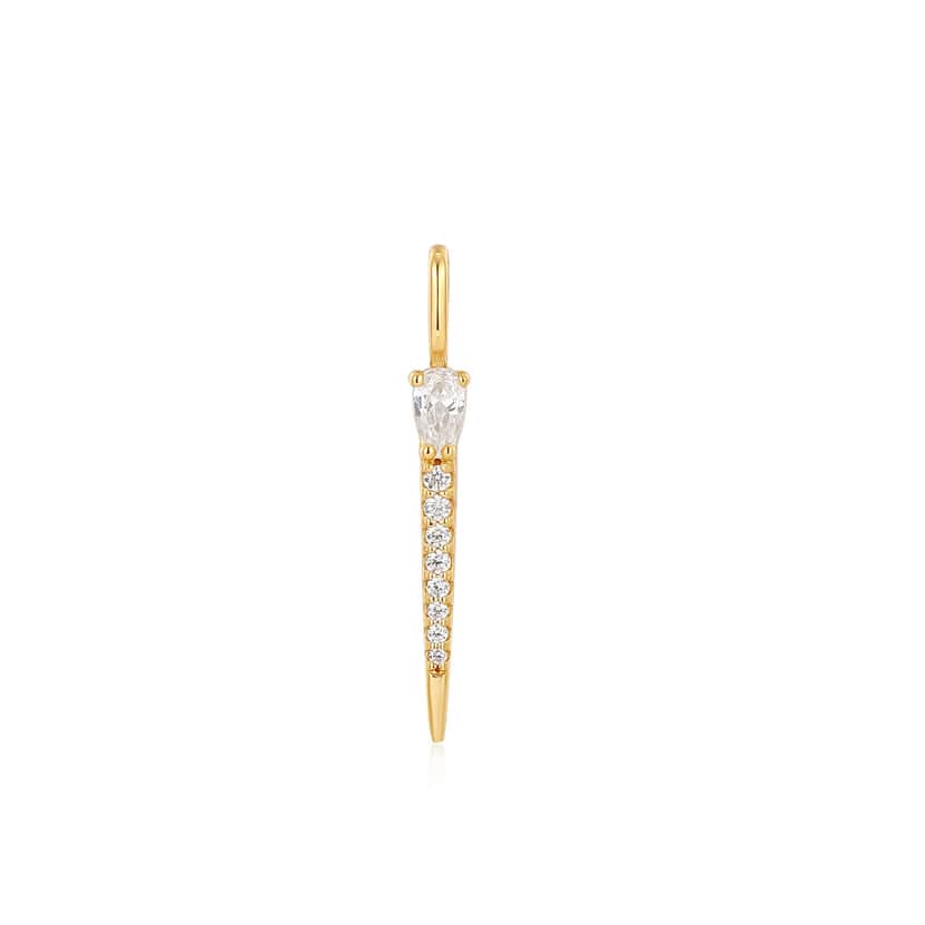 CHM-GPL Gold Sparkle Bar Charm