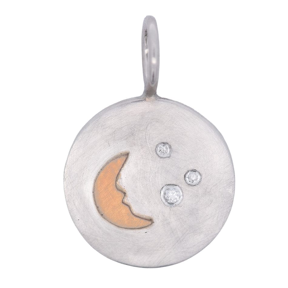 CHM Half-Moon Small Round Charm