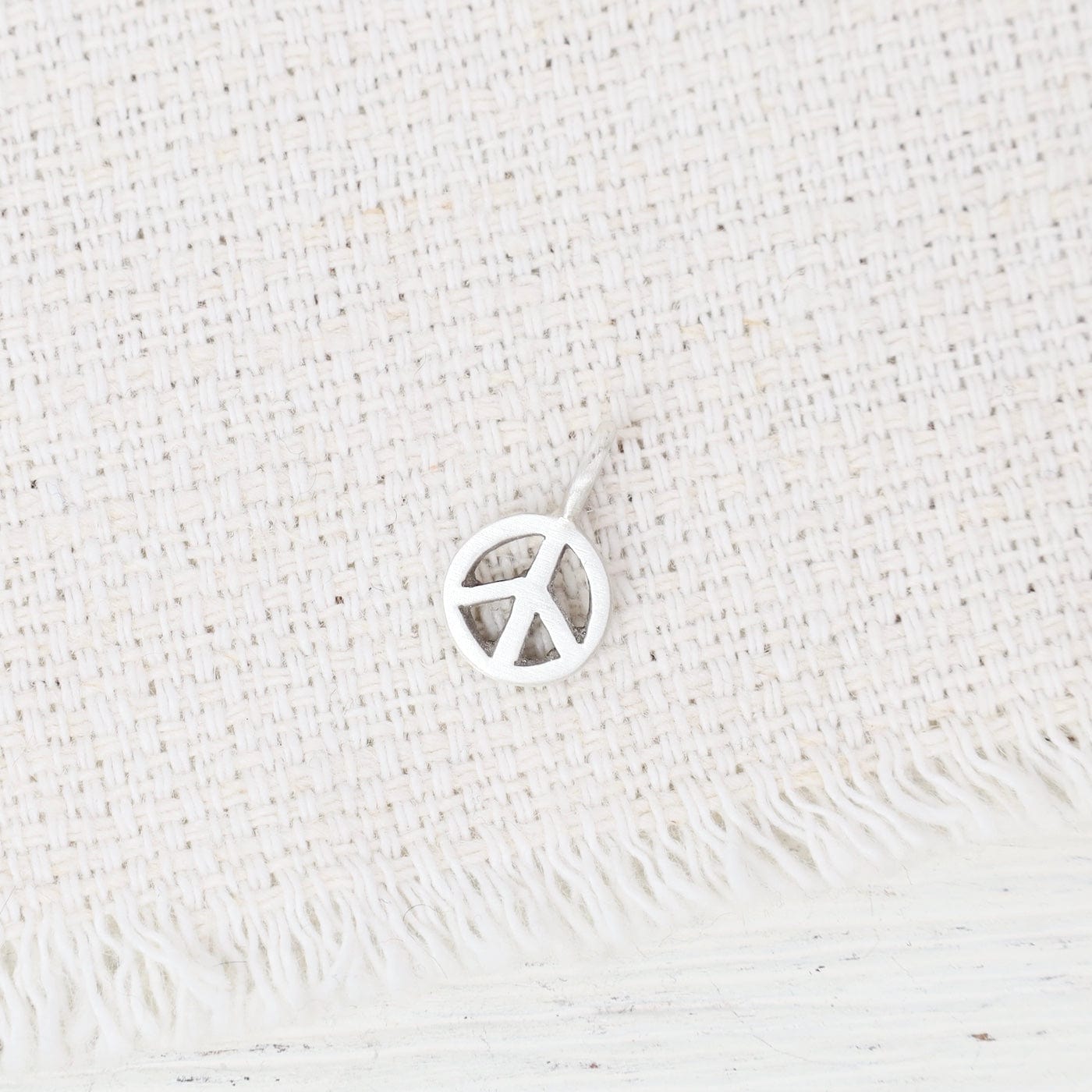 CHM Hand Cut Peace Symbol Charm