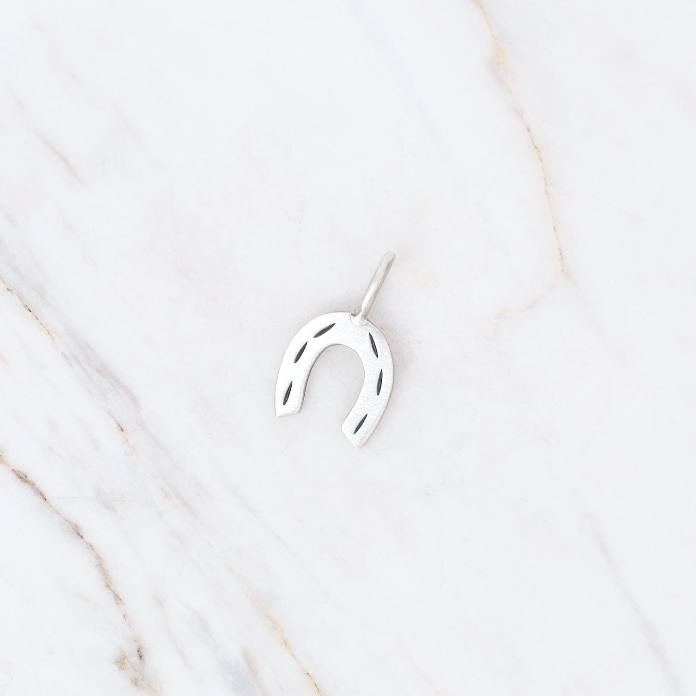 CHM Hand Etched Horseshoe Charm