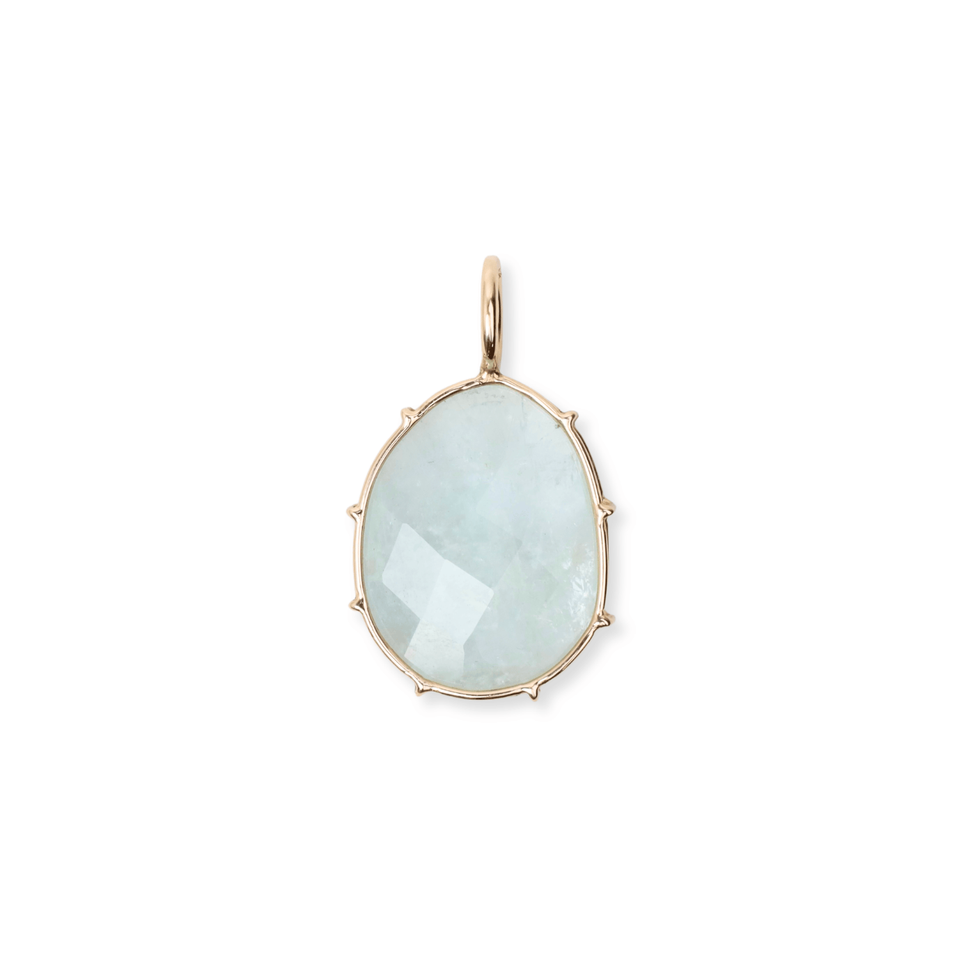 CHM Harriet Stone Medium Aquamarine Pendant Charm