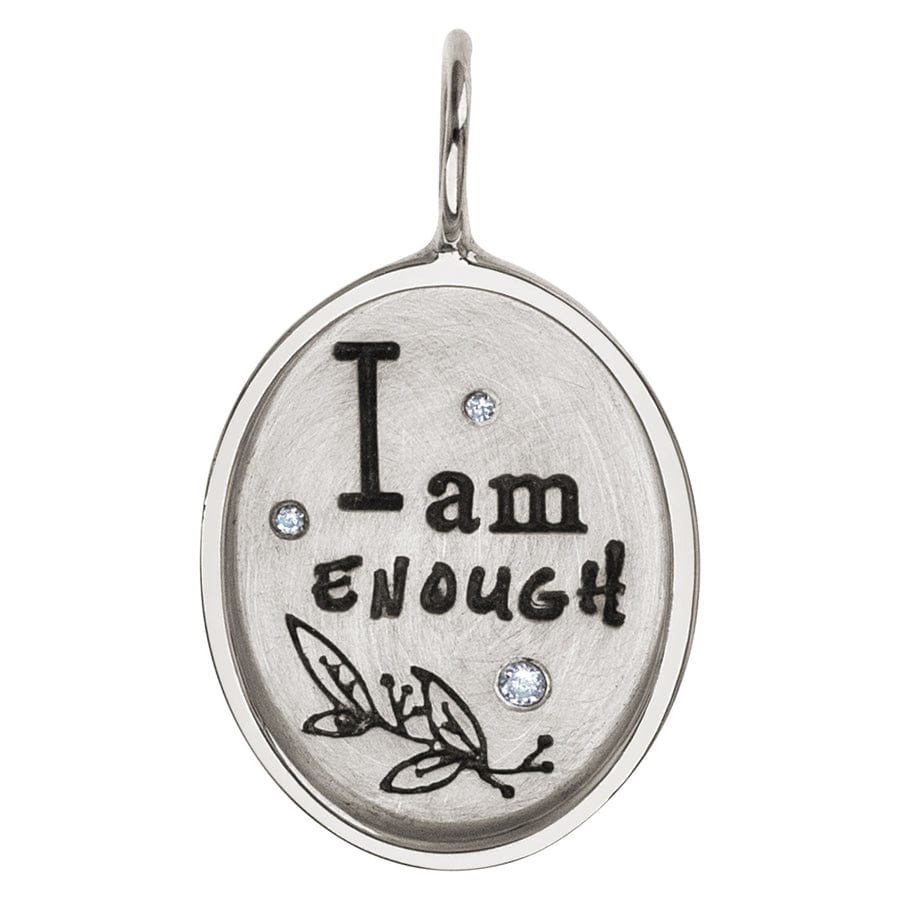 CHM I am Enough Oval Charm